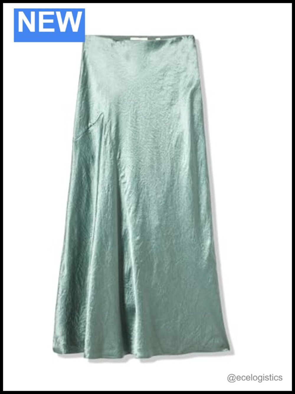 Vince Panelled Bias Maxi Skirt Mid Rise Pull On
